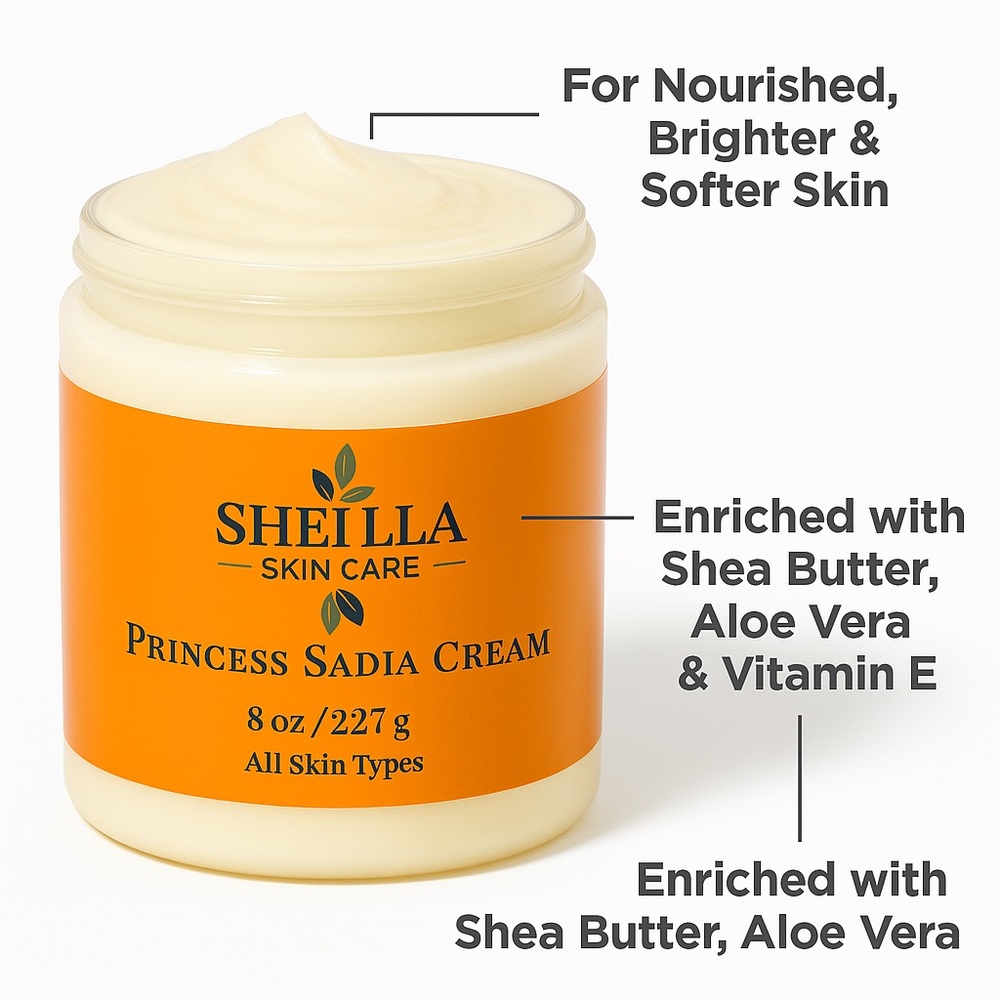 Sheilla Skin Care Princess Sadia Cream - Orange